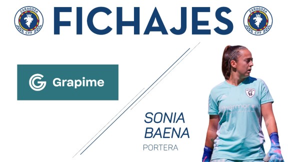 Sonia Baena refuerza la portería del Zaragoza CFF