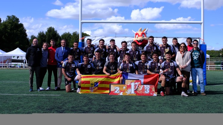 La Universidad San Jorge, oro en los Campeonatos de España Universitarios de Rugby 7