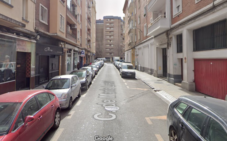 Altura de la calle María Lostal donde se produjo la agresión. / Google Maps