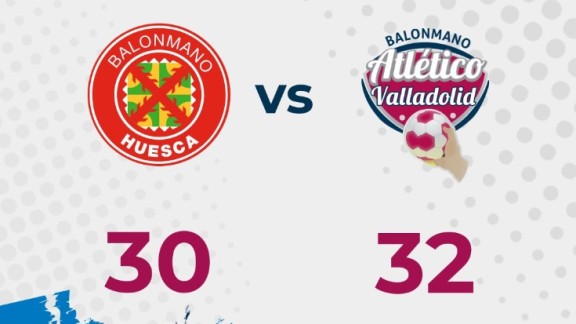 Derrota del Bada Huesca ante el Atlético Valladolid (30-32)