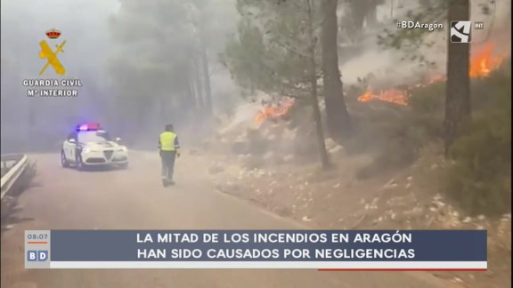 Oleada de incendios en España