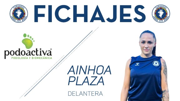 Ainhoa Plaza, nueva delantera del Zaragoza CFF