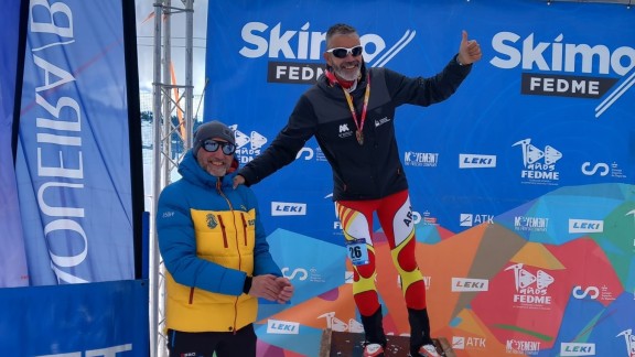 Los veteranos de la Selección Aragonesa de Esquí de Montaña logran tres medallas en el Nacional de Sprint