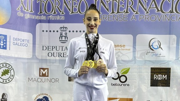 Alba Bautista se exhibe en el Torneo Internacional de Ourense