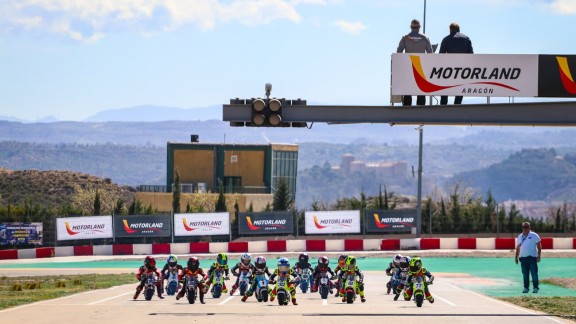 El futuro del motociclismo se dará cita en Motorland Aragón con la Copa de España de Minivelocidad