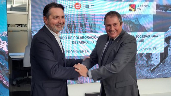 SODIAR y Aragón TV colaboran en la financiación de proyectos audiovisuales