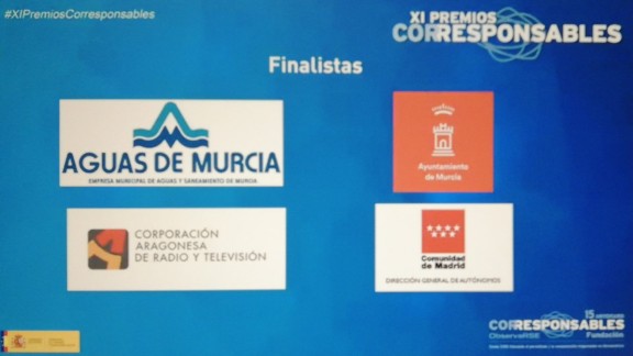 Aragón Sostenible, finalista en los premios Corresponsables de Iberoamérica