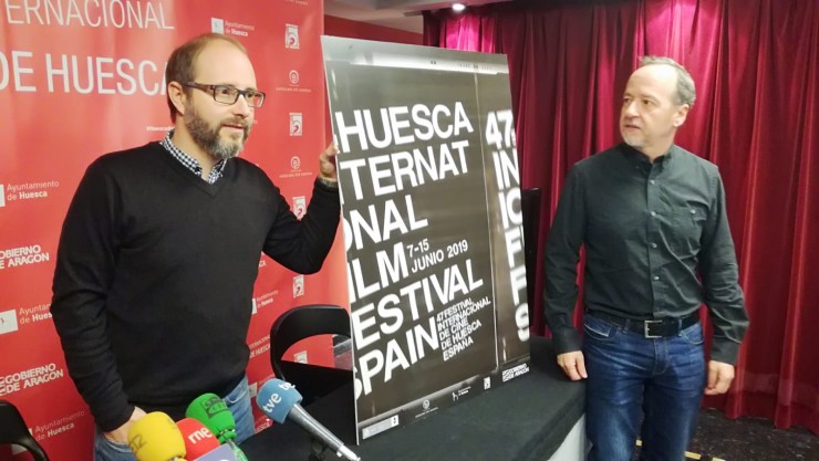 Presentación del cartel del Festival Internacional de Cine de Huesca. (Foto: Ernesto Pérez)