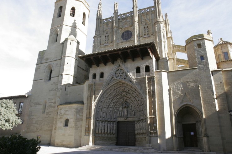 La catedral de Huesca acoge este año los actos religiosos.