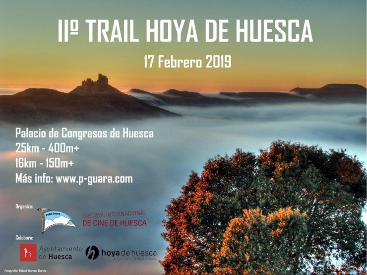 Cartel del Trail Hoya de Huesca.