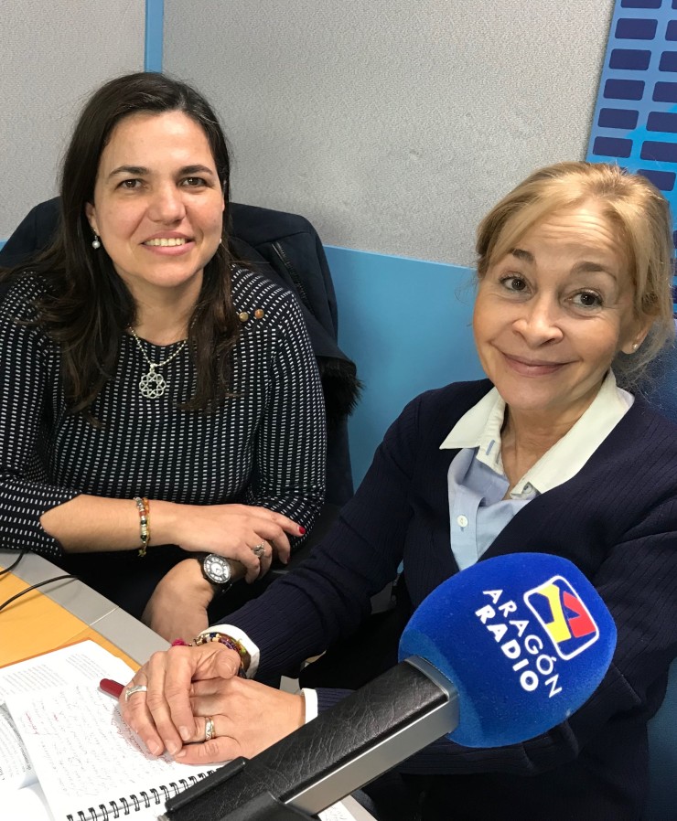 Entrevista a Carmen Marta y Pilar Arranz en Aragón Radio