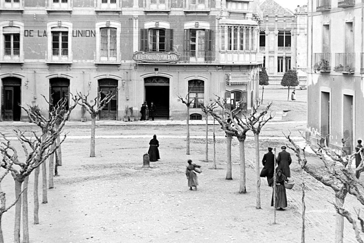 Plaza de San Victorian. Huesca. 1907 (F: Nicolás Viñuales)
