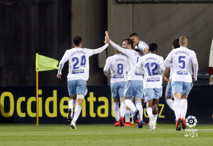 El Zaragoza empata un partido después de marcar tres goles. Fuente: La Liga.
