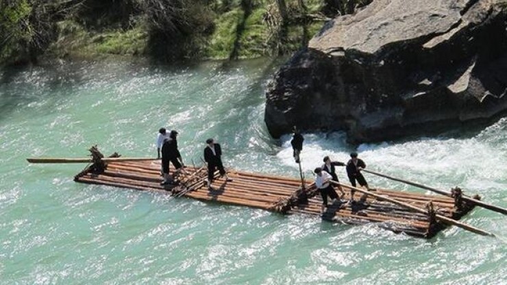 Las nabatas recorrían el río cargadas de madera. (Foto: @AyMurilodGllego)