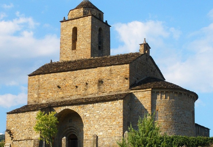 La iglesia de San Vicente de Labuerda es uno de los principales templos románicos del Sobrarbe.