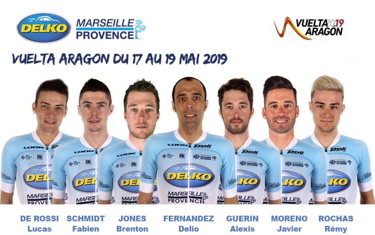 Delko Marseille Provence ha sido el primer equipo en confirmar a sus siete ciclistas para la Vuelta a Aragón.