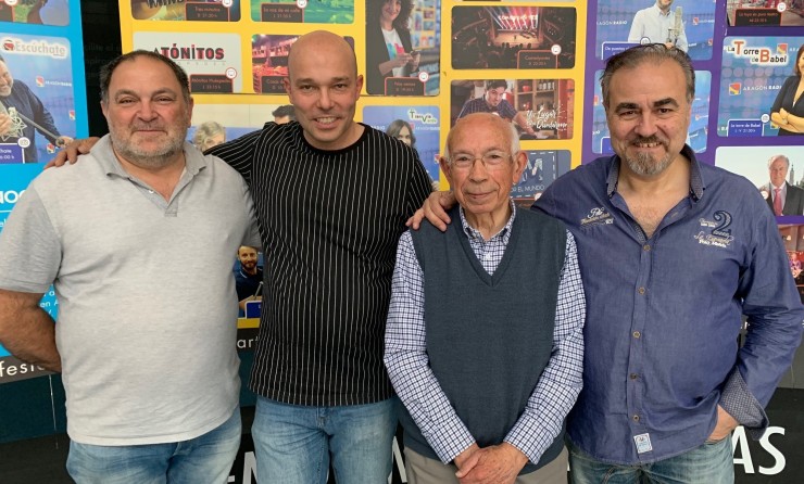 De izquierda a derecha, Alberto Turón, Antonio Gordillo, José Gómez y Antonio Mainar.