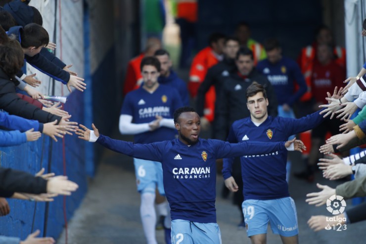 Los jugadores quieren despedirse con una victoria en La Romareda. Fuente: La Liga.