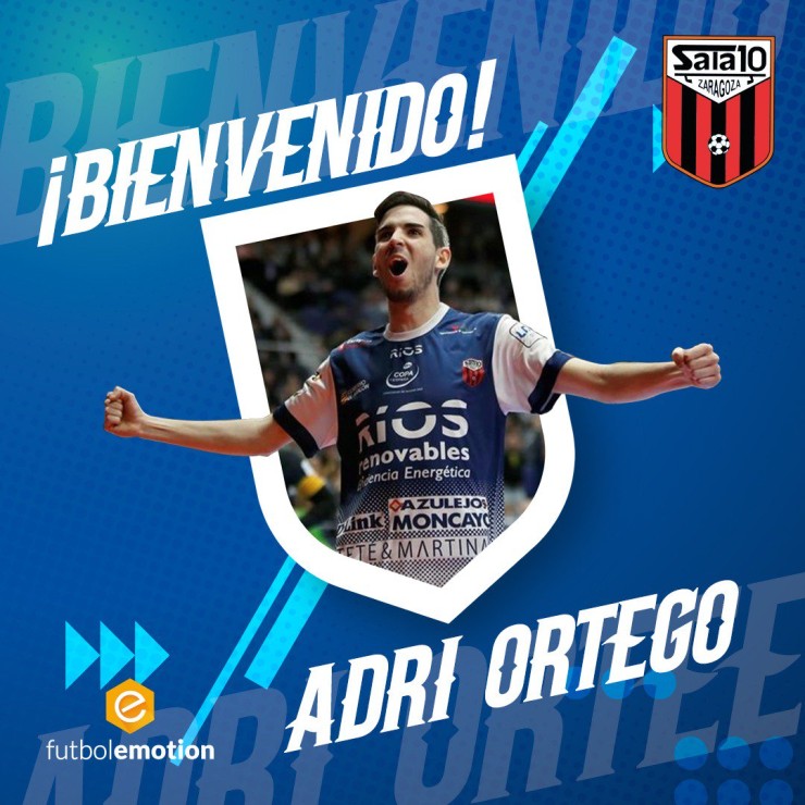 Adri Ortego ha sido presentado este lunes. Fuente: Fútbol Emotion.