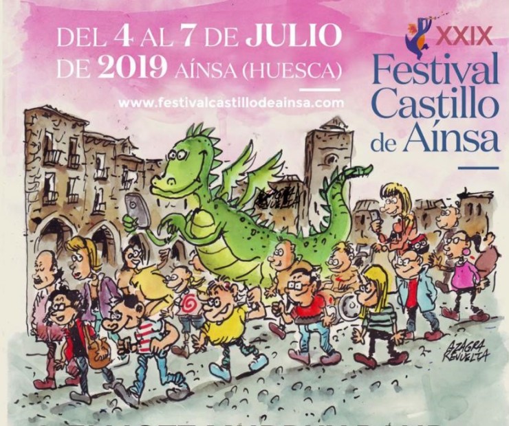 Los autores del cartel de la nueva edición son Carlos Azagra y Encarna Revuelta, dibujante e ilustradora, respectivamente