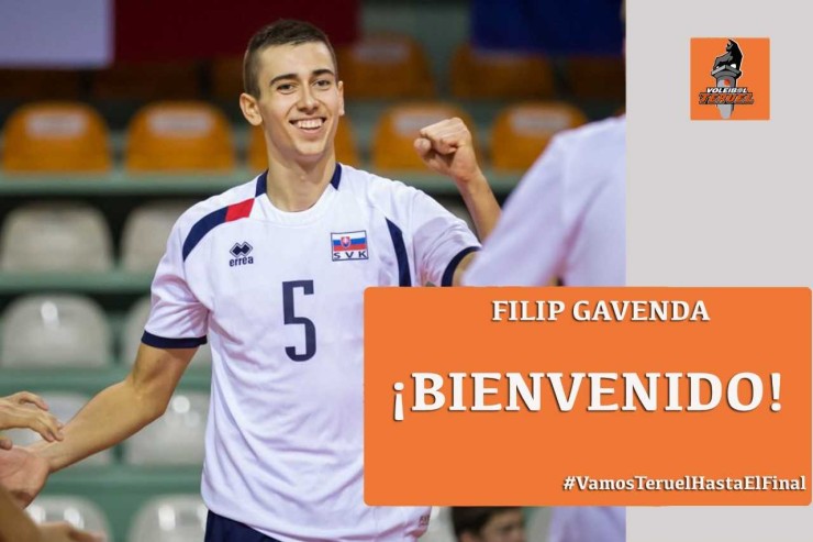 Filip Gavenda formará parte del CV Teruel durante la próxima temporada.