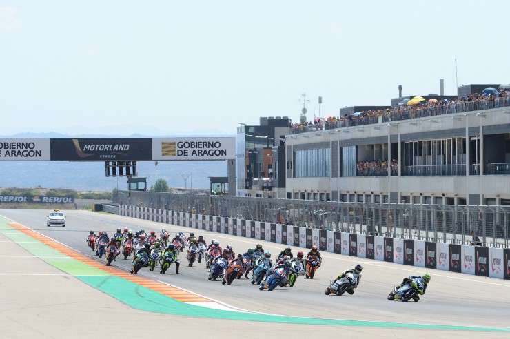 Una imagen de una de las pruebas disputadas hoy en MotorLand Aragón.