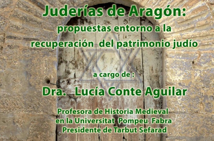 Cartel de presentación de la conferencia (F. Asociación de Amigos del Castillo del Compromiso de Caspe)