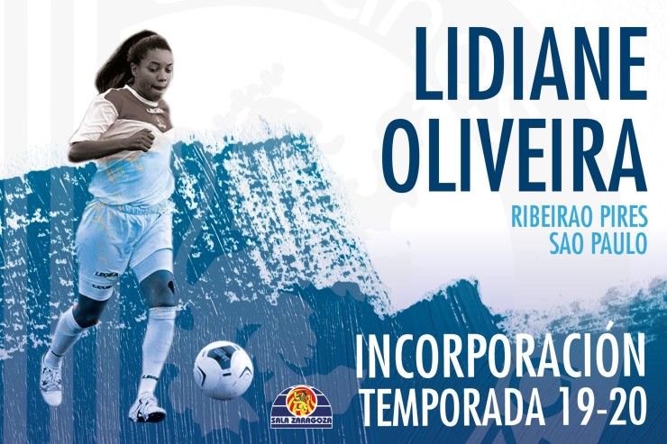 Sala Zaragoza ha fichado a Lidiane Oliveira.