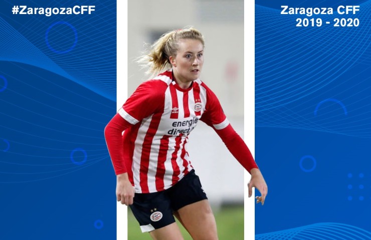 La estadounidense viene a reforzar la delantera del Zaragoza CFF. Fuente: Zaragoza CFF.