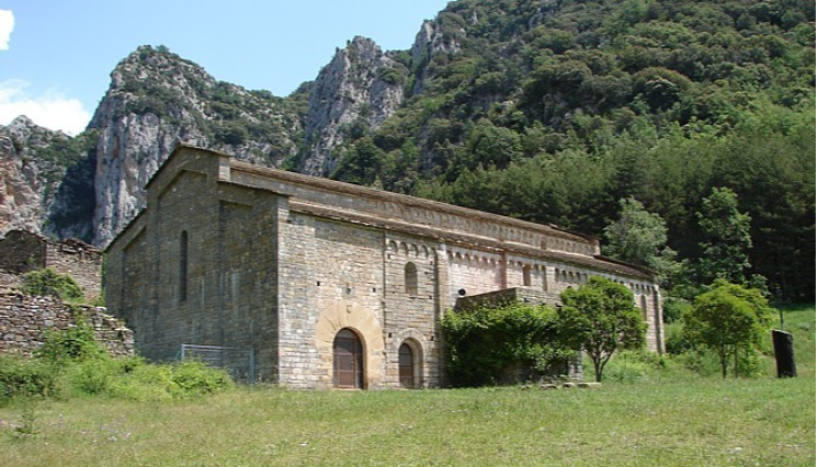 Monasterio de Santa María de Obarra, Beranuy (F. Archivo del Gobierno de Aragón)