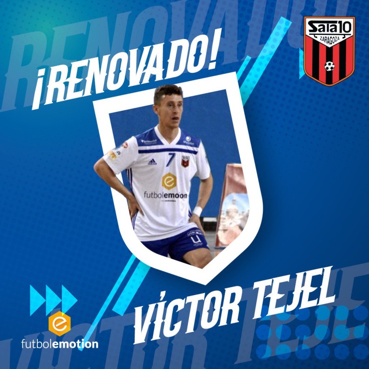 Víctor Tejel renovará con el Fútbol Emotion Zaragoza.