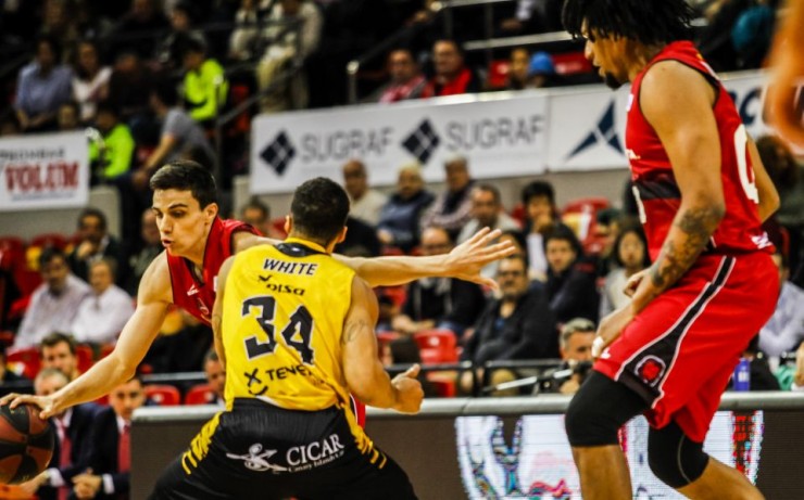 Partido Basket Zaragoza-Iberostar Tenerife de la temporada pasada. Fuente: ACB.