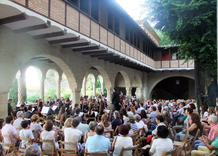 El festival lleva desde el 21 de julio llevando la música clásica a la comarca oscense (F. Festival Clásicos de la Frontera)