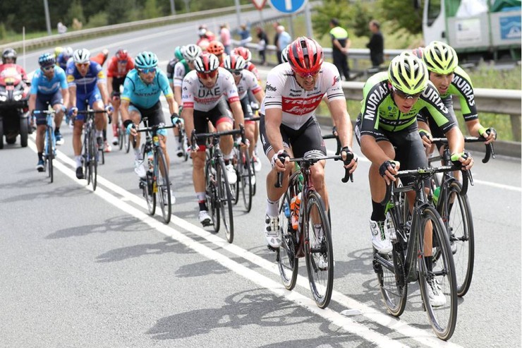 Foto de archivo de Fernando Barceló en la Vuelta.