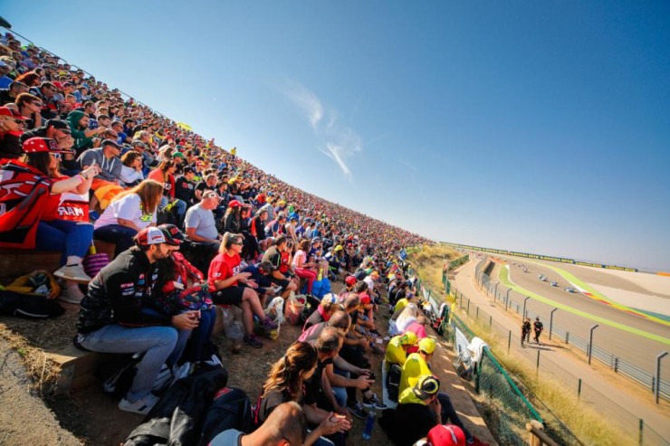 Una imagen de la edición del año pasado del Gran Premio de Aragón.