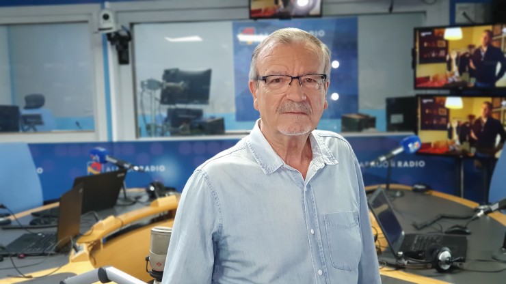El periodista Plácido Serrano.