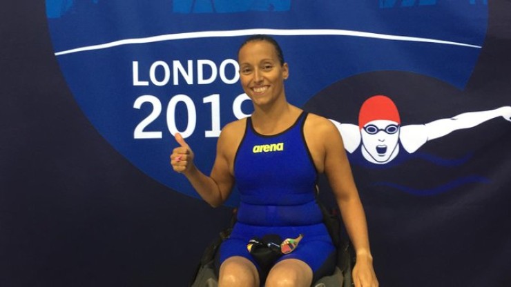 Teresa Perales ha logrado un oro en el Mundial de Londres. Fuente: CPE.