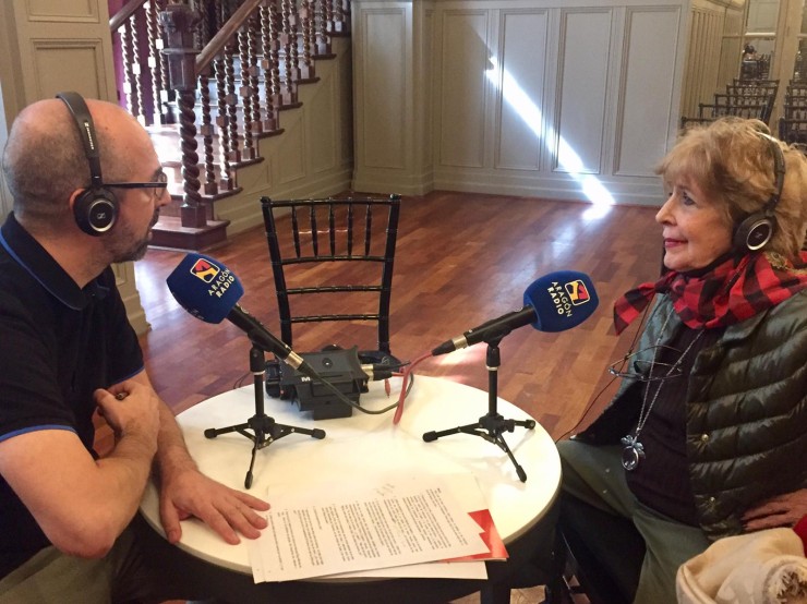El programa 'Despierta Aragón', de Aragón Radio, entrevista a la actriz Concha Velasco