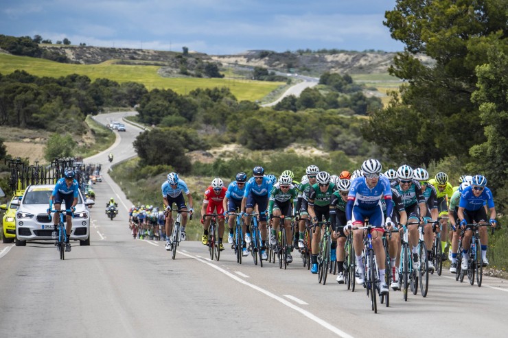 Imagen de la tercera etapa de la edición de 2019. Foto: Vuelta a Aragón.