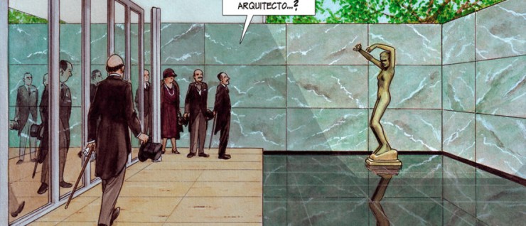 Agustín Ferrer Casas ilustra la vida del arquitecto Mies Van der Rohe