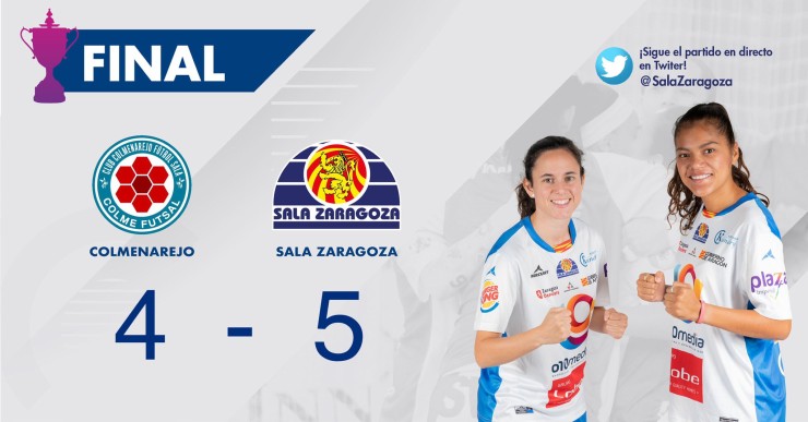Sala Zaragoza avanza a la segunda ronda de la Copa de la Reina con esta victoria.