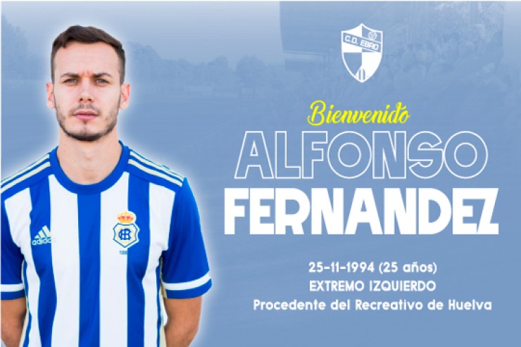 Alfonso Fernández es nuevo jugador del CD Ebro.