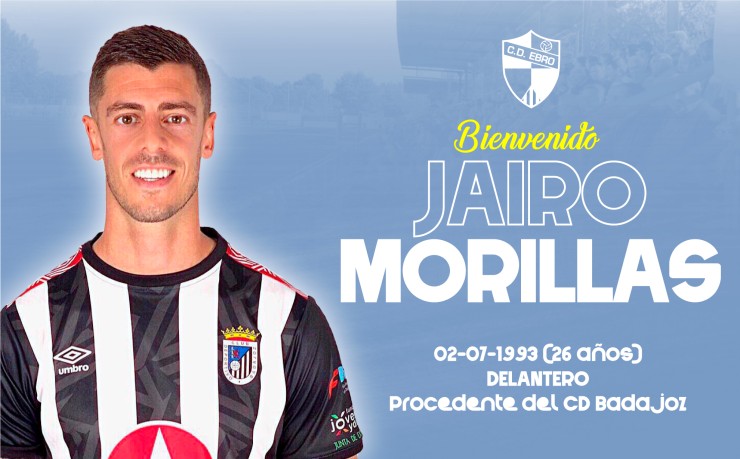 Jairo Morillas como nuevo jugador del CD Ebro