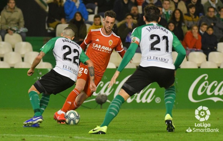 El Real Zaragoza ha empatado a dos en el campo del colista. Foto: LaLiga