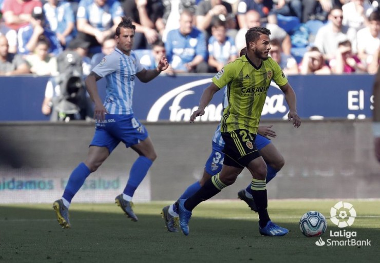 El Real Zaragoza venció al Málaga en la última jornada antes del parón de la competición.