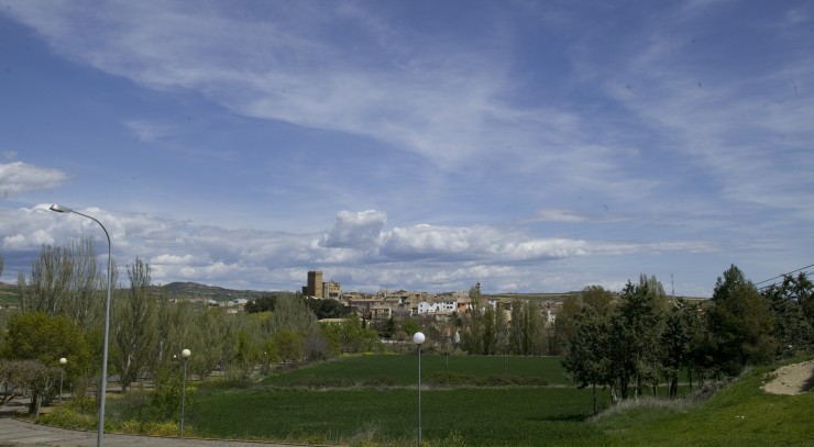 Uno de los ramales más importantes del Camino de Santiago pasaba por Biota (en la imagen) y otros municipios de las Cinco Villas