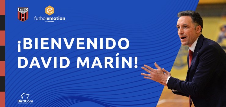 David Marín, nuevo técnico del Fútbol Emotion Zaragoza.