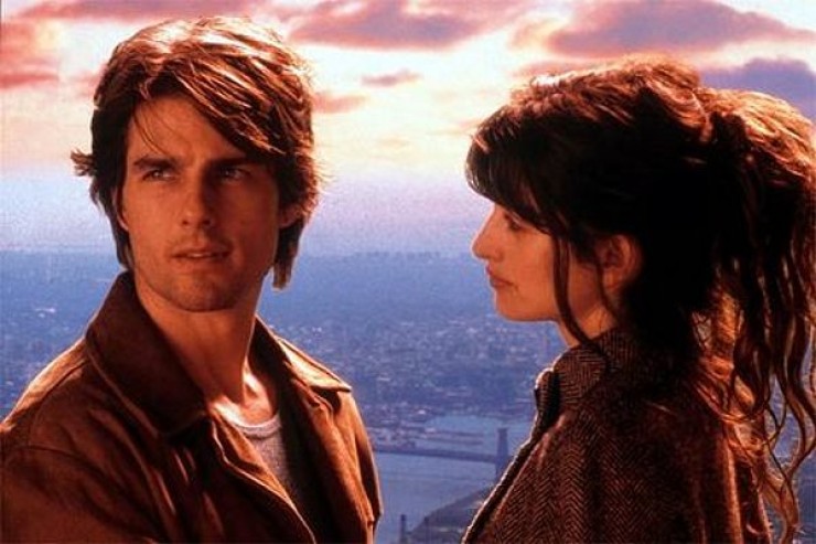 Tom Cruise y Penélope Cruz en 'Vanilla Sky', el remake americano de 'Abre los ojos'