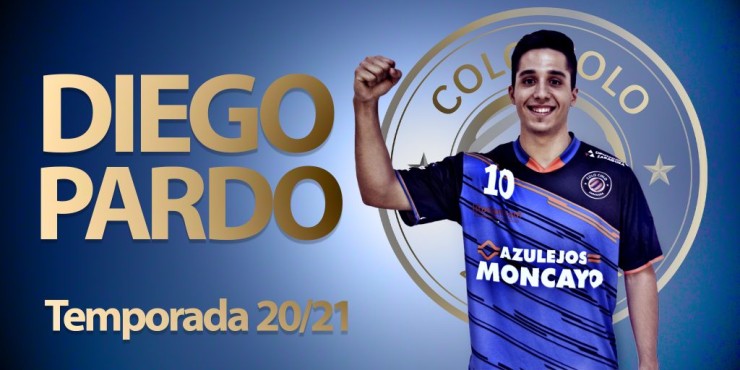 Diego Pardo continuará en el Colo Colo Zaragoza. Foto:Colo Colo Zaragoza.