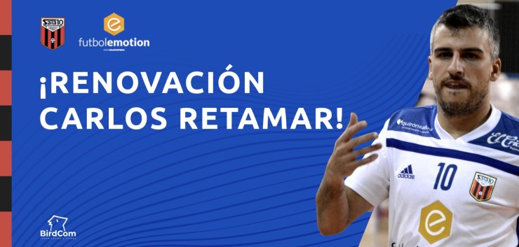 Fútbol Emtion Zaragoza ha anunciado este lunes la renovación de Carlos Retamar.